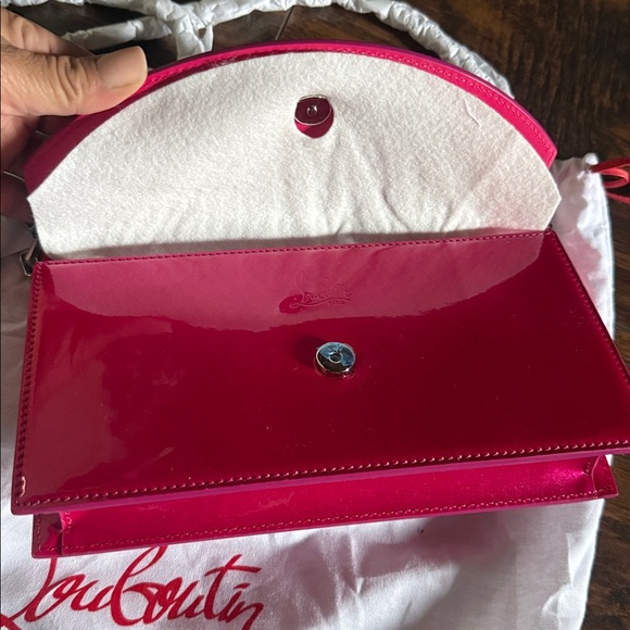 Christian Louboutin LOUBI54 Patent Perle in PinUp/Silver - Picture 3 of 16